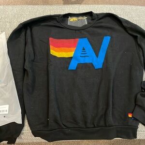 New Aviator Nation relaxed crew sweatshirt